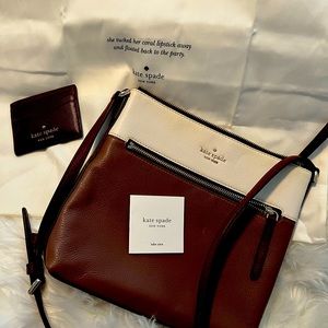 Kate Spade New York leather crossbody.